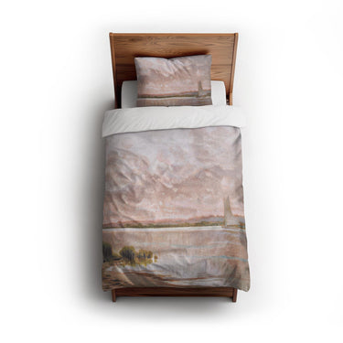 Calm Shores twin - cotton - White Backing