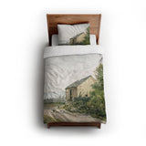 Road to the Shore by William Newton twin - cotton - White Backing