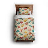 Climbing Holds twin - cotton - White Backing