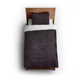 Keanu Watercolor Deep Purple Ombré twin - cotton - White Backing