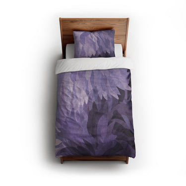 Dianthus Purple twin - cotton - White Backing