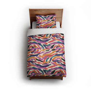 Alessa Multicolor twin - cotton - White Backing