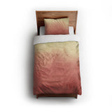 Kieran Watercolor Peach Ombre twin - cotton - White Backing