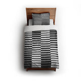 Spectra Black & White twin - cotton - White Backing