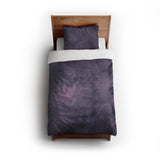 Andromeda Watercolor Purple & Blue twin - cotton - White Backing