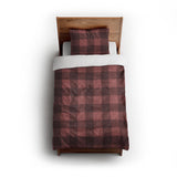 Buffalo Plaid Deep Red twin - cotton - White Backing