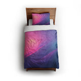 Siderays Blue & Pink twin - cotton - White Backing
