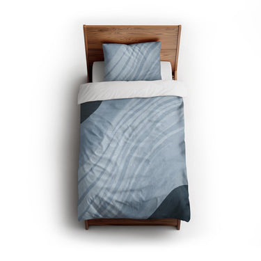 Elowin Blue twin - cotton - White Backing