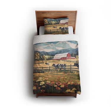 Vermont Spring Farmlife twin - cotton - White Backing