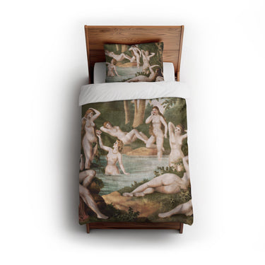 Female Bathers twin - cotton - White Backing