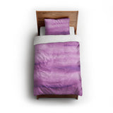 Ophelia Watercolor Violet Balayage twin - cotton - White Backing
