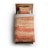 Ophelia Watercolor Peach Balayage twin-xl - microfiber - Natural Backing