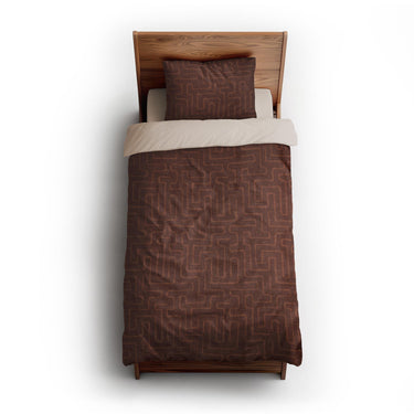 Terra Vermillion twin-xl - microfiber - Natural Backing
