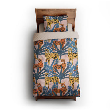 Tropical Cheetahs twin-xl - microfiber - Natural Backing