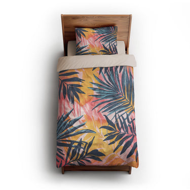 Florian Pink & Blue twin-xl - microfiber - Natural Backing