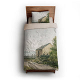 Road to the Shore by William Newton twin-xl - microfiber - Natural Backing
