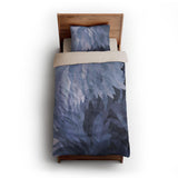 Dianthus Navy twin-xl - microfiber - Natural Backing