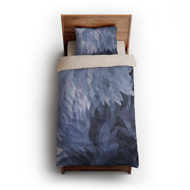 Dianthus Navy twin-xl - microfiber - Natural Backing
