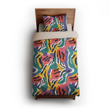 Lorenza Multicolor twin-xl - microfiber - Natural Backing