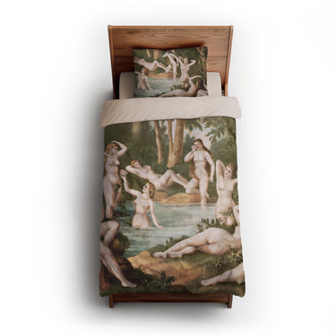 Female Bathers twin-xl - microfiber - Natural Backing