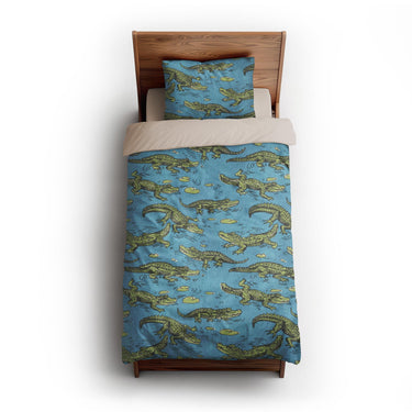 Gator Swamp twin-xl - microfiber - Natural Backing