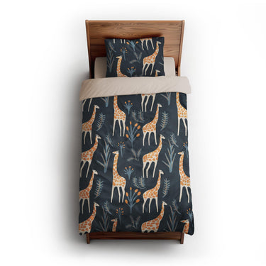 Safari Giraffes twin-xl - microfiber - Natural Backing