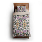 Corriana Green & Purple twin-xl - microfiber - Natural Backing