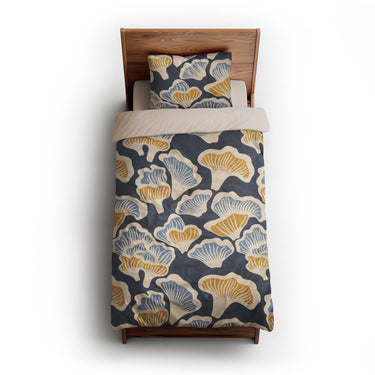 Oyster Mushrooms twin-xl - microfiber - Natural Backing