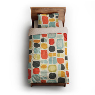 Galosh Multicolor twin-xl - microfiber - Natural Backing