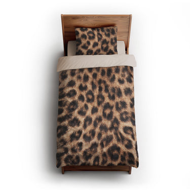 Cheetah Hide Print twin-xl - microfiber - Natural Backing