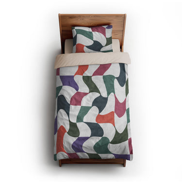 Twyla Checkered Multicolor twin-xl - microfiber - Natural Backing