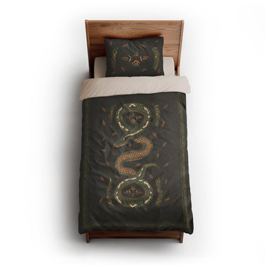 Snake in the Woods twin-xl - microfiber - Natural Backing