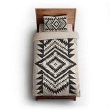 Reyno Black & Ivory twin-xl - microfiber - Natural Backing