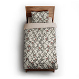 Rose Lattice twin-xl - microfiber - Natural Backing
