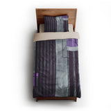 Gordian Dark Purple twin-xl - microfiber - Natural Backing