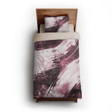 Emil Burgandy twin-xl - microfiber - Natural Backing