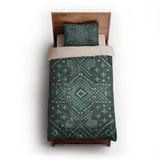 Durand Deep Turquoise twin-xl - microfiber - Natural Backing