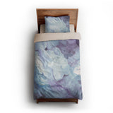 Zephyr Watercolor Amethyst twin-xl - microfiber - Natural Backing