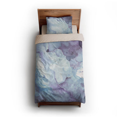 Zephyr Watercolor Amethyst twin-xl - microfiber - Natural Backing