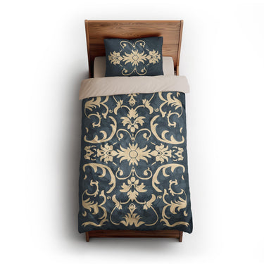Barnaby Navy twin-xl - microfiber - Natural Backing