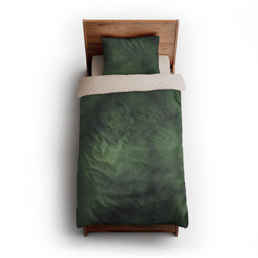 Andromeda Watercolor Navy & Kelly Green twin-xl - microfiber - Natural Backing