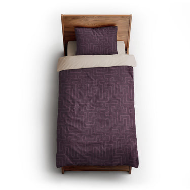 Terra Purple twin-xl - microfiber - Natural Backing