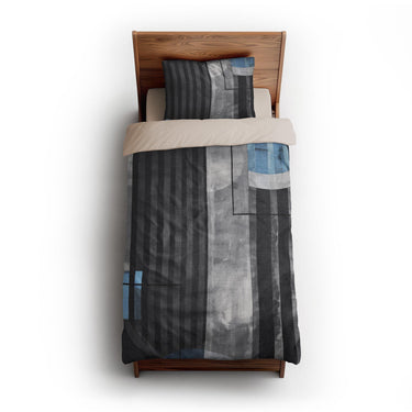 Gordian Dark Blue twin-xl - microfiber - Natural Backing