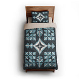 Remy Navy Blue twin-xl - microfiber - Natural Backing