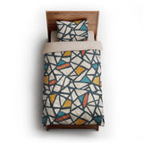 Larken Multicolor twin-xl - microfiber - Natural Backing