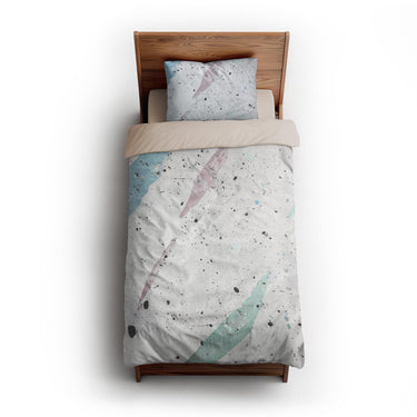 Stephanie Cool Splatter twin-xl - microfiber - Natural Backing