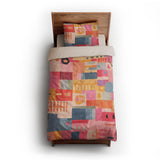 Velma Multicolor twin-xl - microfiber - Natural Backing