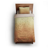 Kieran Watercolor Goldenrod Ombre twin-xl - microfiber - Natural Backing