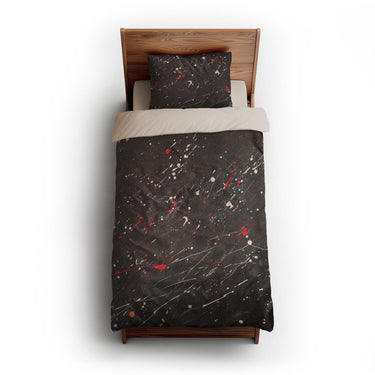 Edgar Red & Vintage Black twin-xl - microfiber - Natural Backing