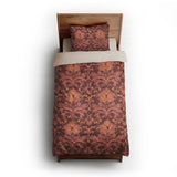 Agnes Amaranth Red twin-xl - microfiber - Natural Backing